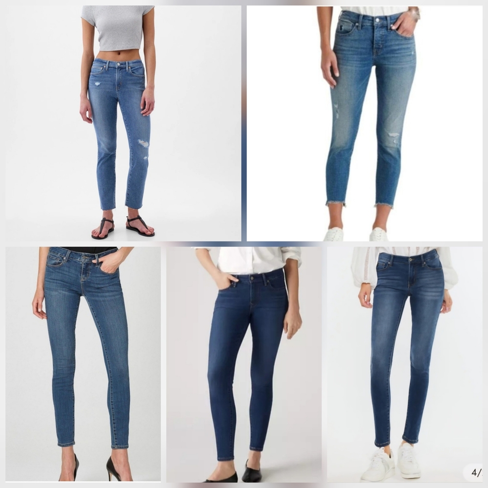 5/$40 Skinny Jeans - Women's Size 6/28 - Levis, Gap, Lucky, D Jeans & Kancan